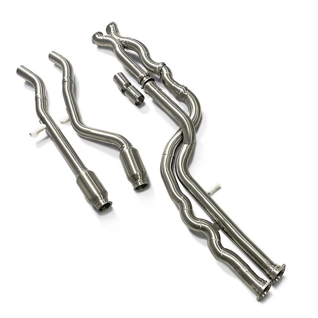 Equal length Mid pipe For BMW M3 M4 F80 F82 F83 S55 3.0T 2014-2019 Exhaust Pipe 304 Stainless Steel Car Exhaust System