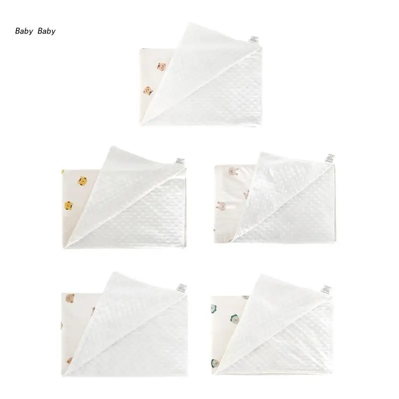 

Q81A Baby Wrap Blanket Swaddle Blanket Cartoon Print Newborn Wrap Infant Shower Gift