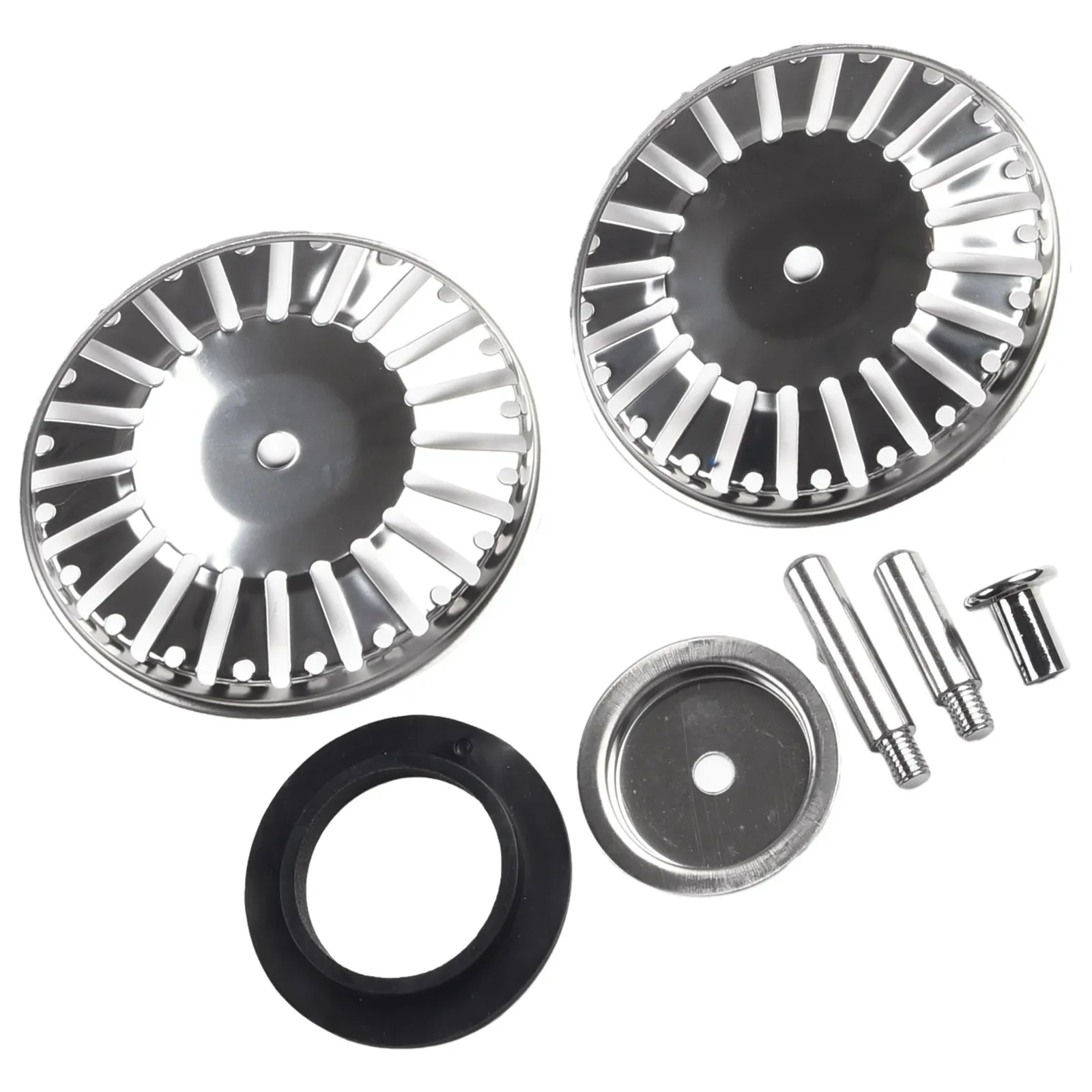 Kitchen Sink Strainer Replacement Waste Plug Basin Drain Filter Steel 80mm/82mm/84mm Waste Plug Fixing Pin Hourglass sink filter kitchen sink filter sink strainer kitchen sink strainer