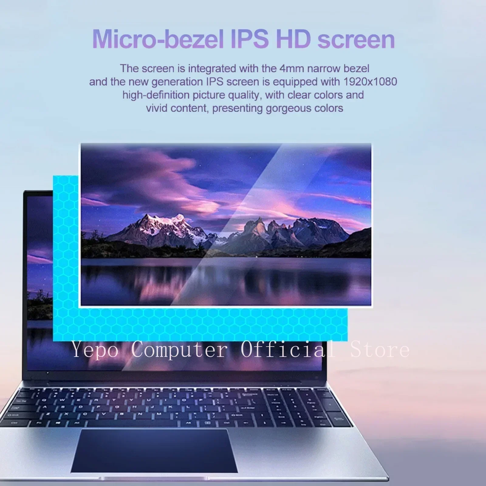 3-year warranty  New laptop Intel N3700 ultra-thin 14.1” HD screen DDR4 16G+2048G high-speed chip WIFI5 business office Notebook 5