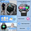 LIGE 2025 ECG Smart Watch Men 1.73” AMOLED Screen Emotional Detection Fatigue Monitoring Watches NFC Access Control Smartwatch 6