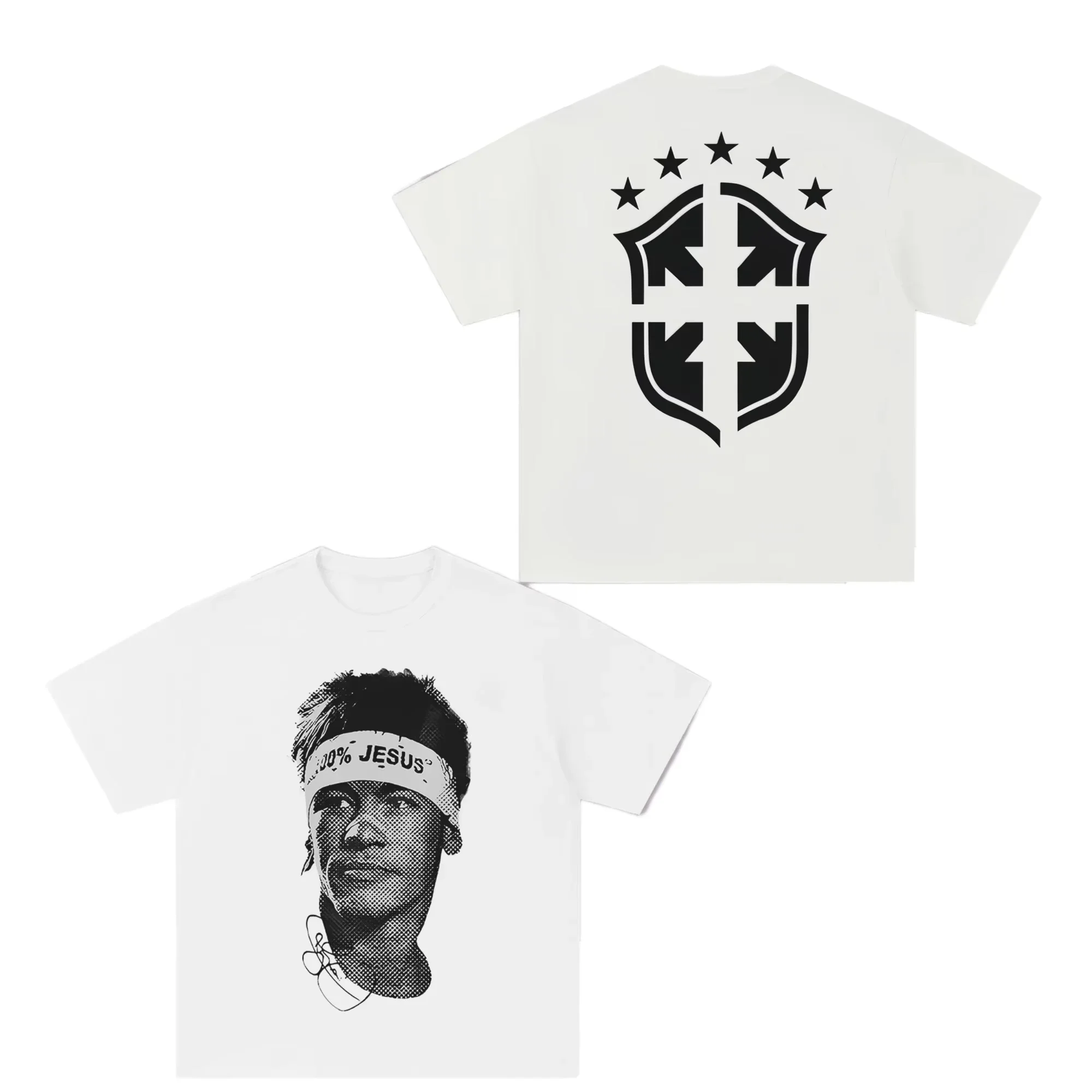 Neymar American Football Star Print 100%Cotton Short-sleeved T-shirt Men Women Clothing Athleisure Print Fashion Oversize Tee