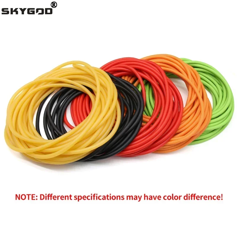 1M/3M Nature Latex Rubber Hoses 1.6 2 3 4 5 6 7 9 10 12 14 17mm High Resilient Elastic Surgical Medical Tube Slingshot Catapult rubber hose rubber tube rubber tubing
