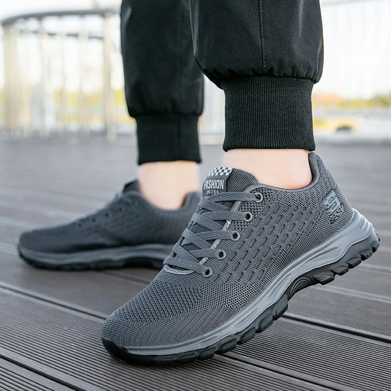 Sneakers Running Shoes Men Casual Footwear Breathable Anti slip Sporty Outdoor hiking