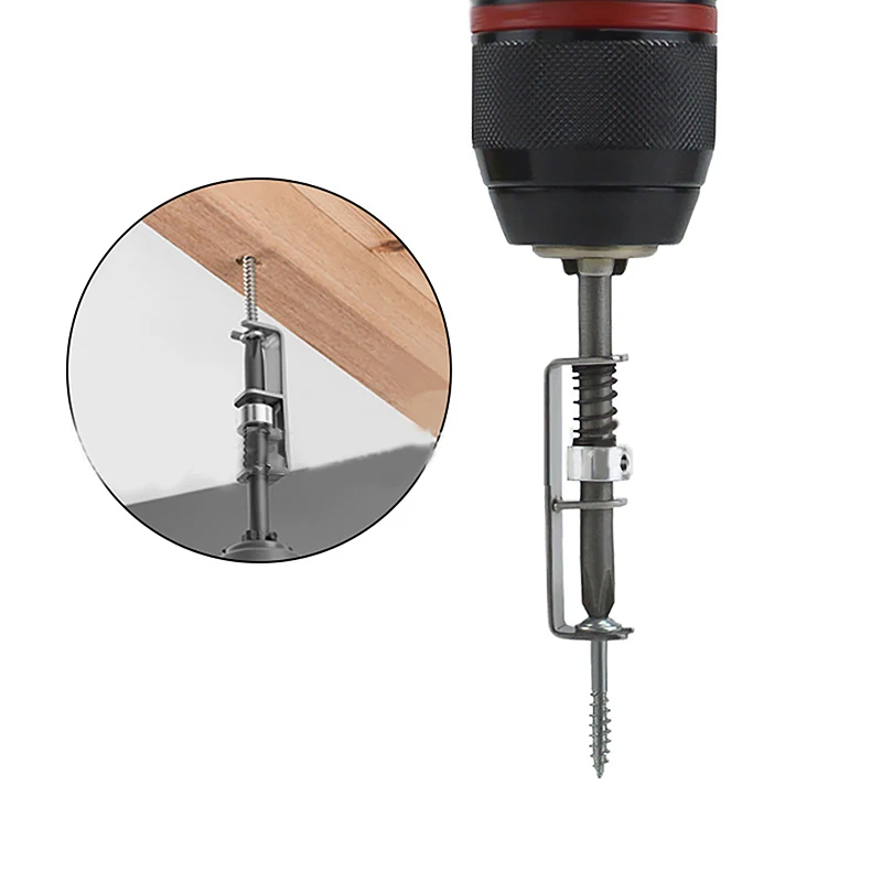 Universal Screw Retention Tool Bit with Spring-loaded Functionality for Electricians Mechanics