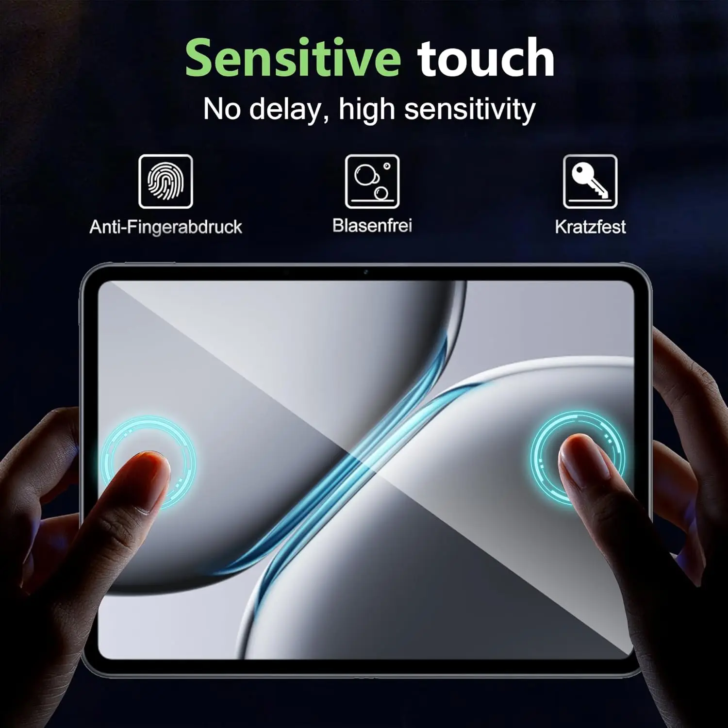 Premium 13.4-Inch Tempered Glass Screen Protector - Anti-Scratch HD Protective Film