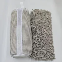 Plush Shoe Wash Bag Side Zipper Shoe Bag for Washing Machine Velvet Lined Shoe Washing Bag Fluffy Fiber Sneaker Laundry Bags 2