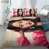 Custom IVE Jang Wonyoung 3 Pcs Duvet Cover Set Fashion Bedding Sets Comforter Duvet Cover Pillowcase Home Textiles 0505 1