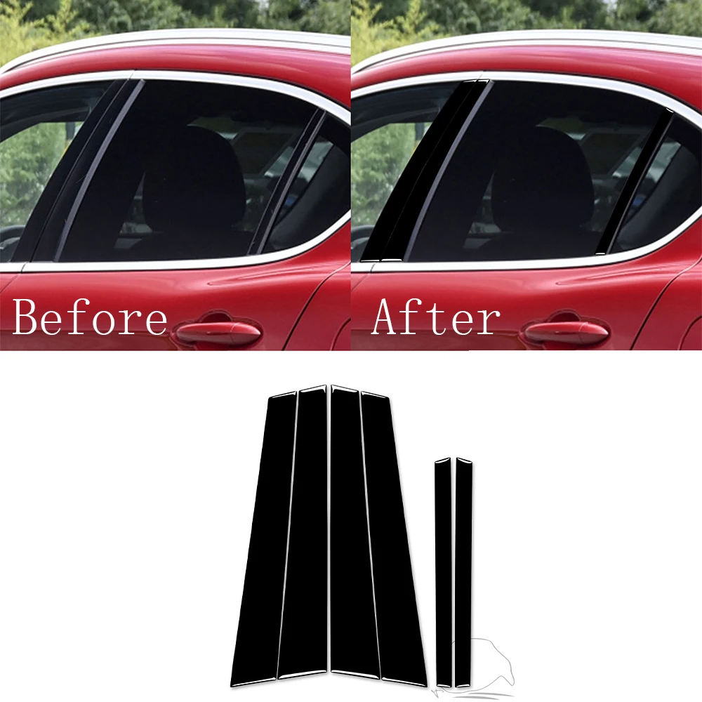 

Декоративная наклейка на окно B-Pillar для Alfa Romeo Stelvio 2016 2017 2018 2019 2020 2021 2022