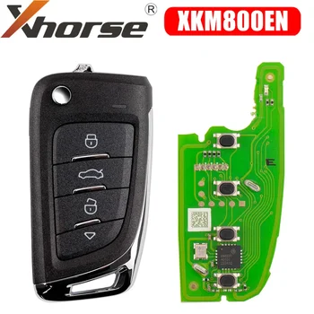 Xhorse XKM800EN Universal Flip Wire Remote Key Knife Style 4 Buttons 1 Piece 1