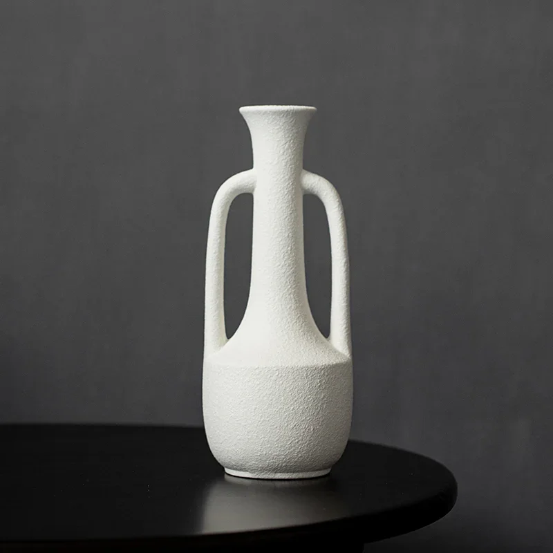 

Nordic Decorative Vases Modern Ceramic Flower Vase Decoration for Home Decor Dried Flowers Vases Living Room Bedroom Decoration