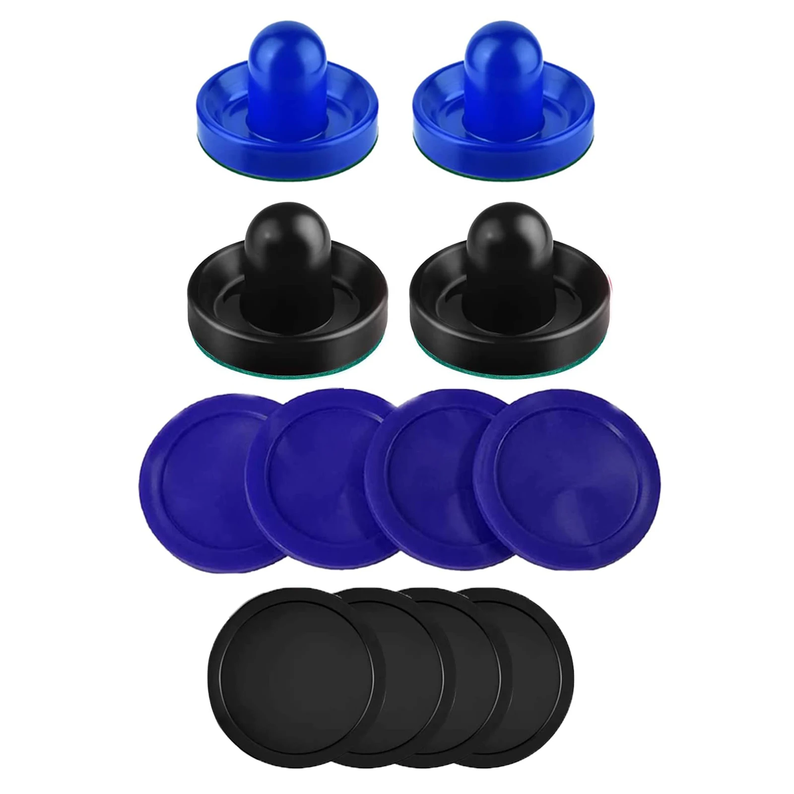 A Set Abd Air Hockey Pushers Pucks Paddles Felts Chip resistant