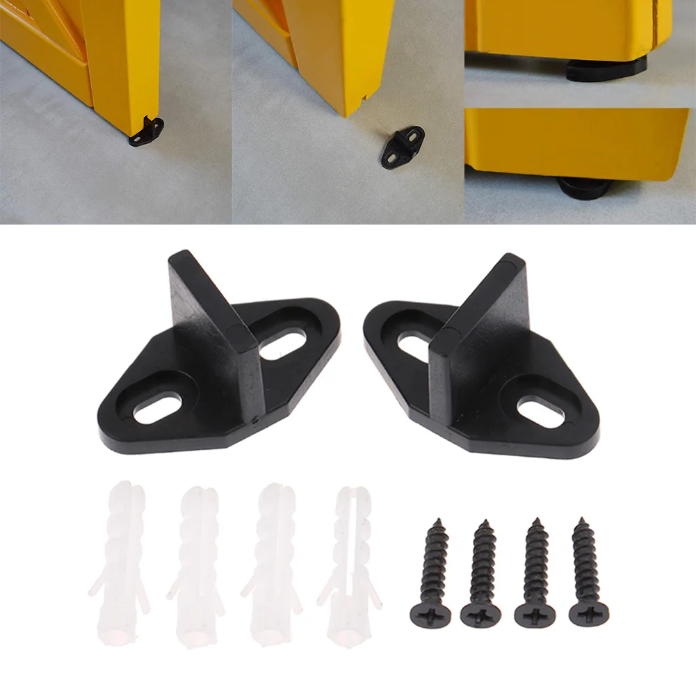 2 Pcs Sliding Barn Door Floor Guide Adjustable Stay Roller For Bottom Sliding Door Hanger Rail Furniture Hardware Accessories