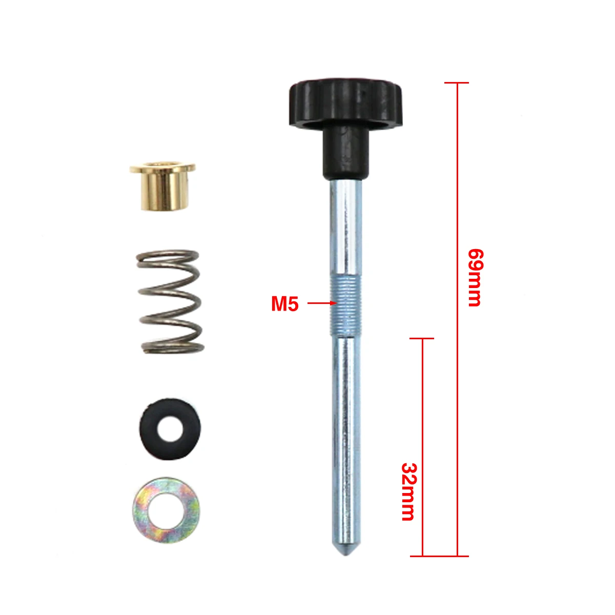 ZSDTRP Mikuni Carburetor Long/Short Idle Cable Adjuster for HSR42 HSR45 HSR48 CV Carbs