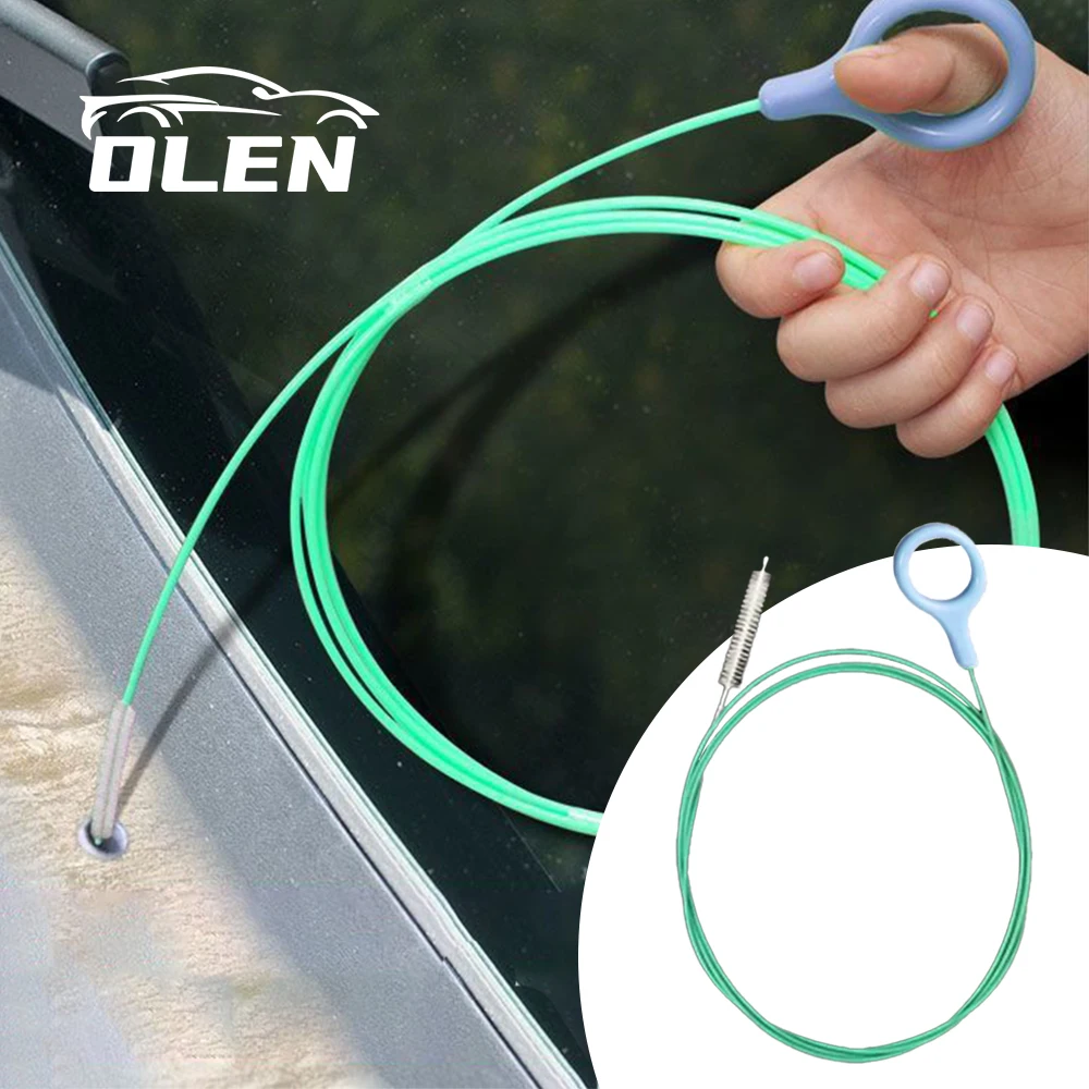 3m5mCarDrainDredgeCleaningScrubBrushAutoSunroofLongHoses