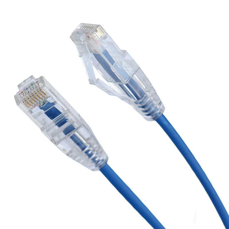 0.5M 1M  CAT 6A RJ45 Network Lan Cable Ethernet Patch Cord  28AWG External Diameter 3.5MM Tiny UTP Without Shielding