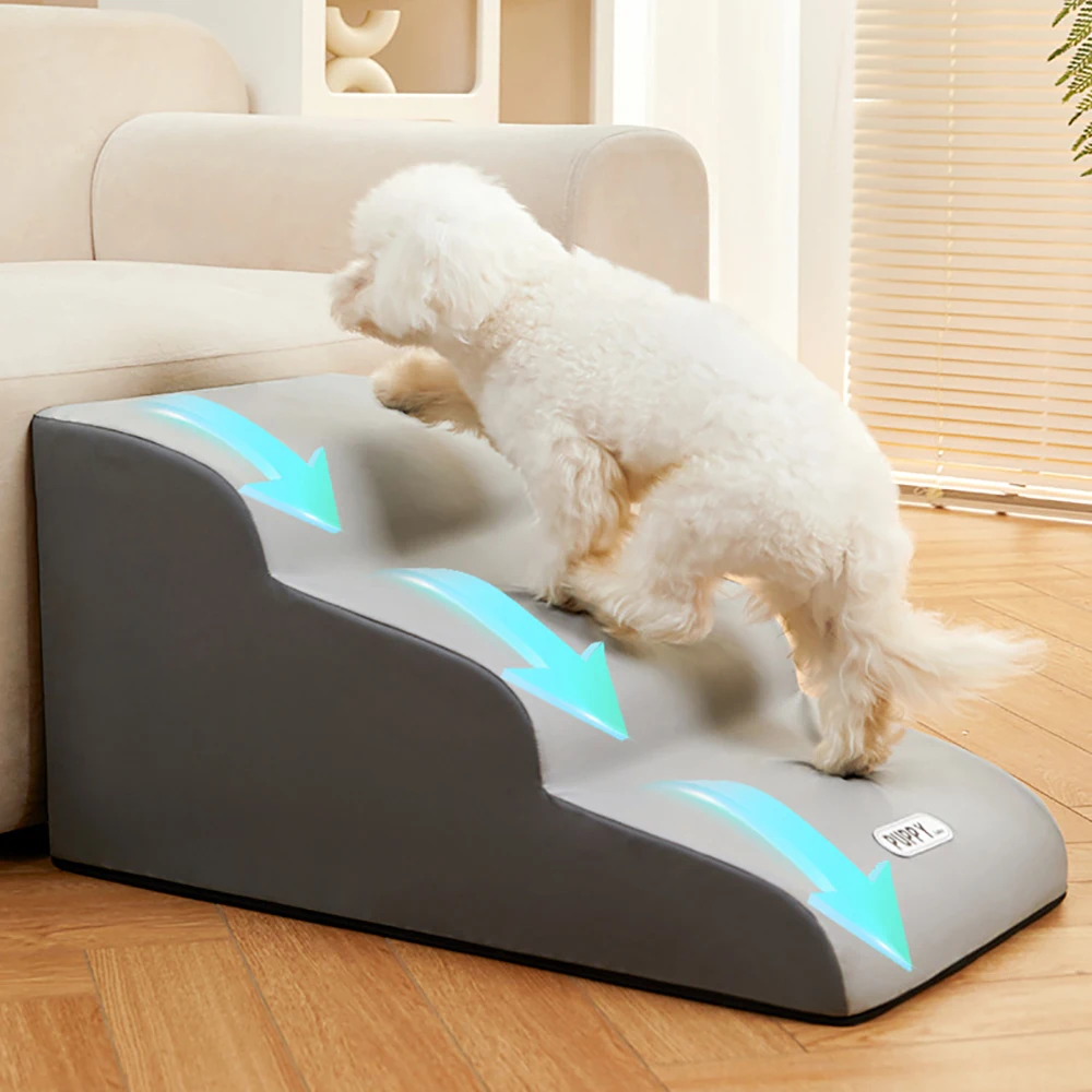 Rampa Per Vecchi Cani Di Grossa Taglia Scala Per Animali Domestici 2 3 4 Gradini Scale Gatto Cane Rampa Divano Letto Scala Per Cani Antiscivolo Rimovi