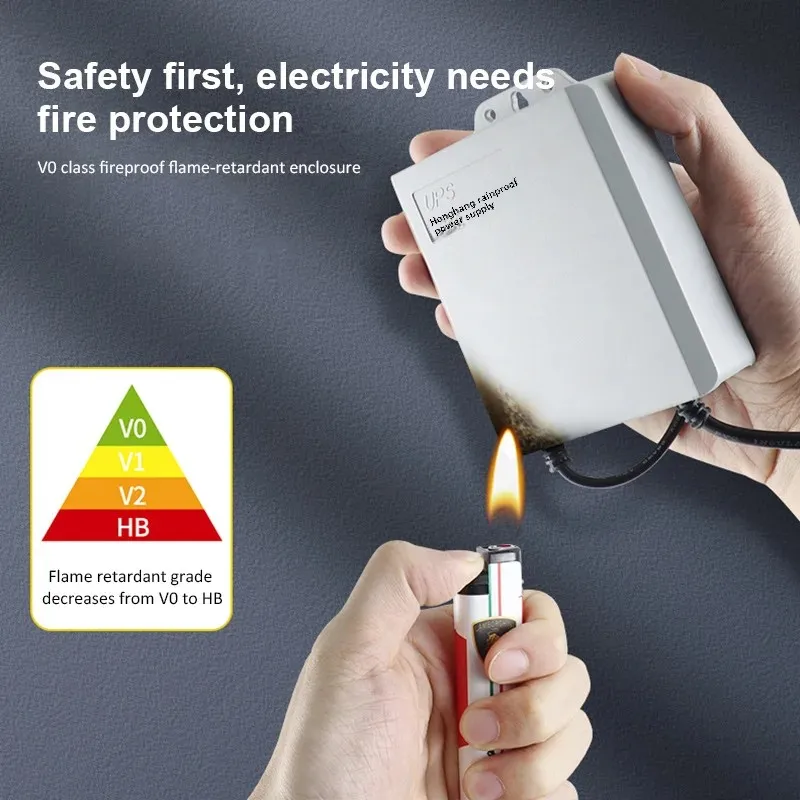 Outdoor Waterproof 12V Camera Mini UPS Uninterrupted Power Supply Long Battery Life Security Surveillance Monitor Cover