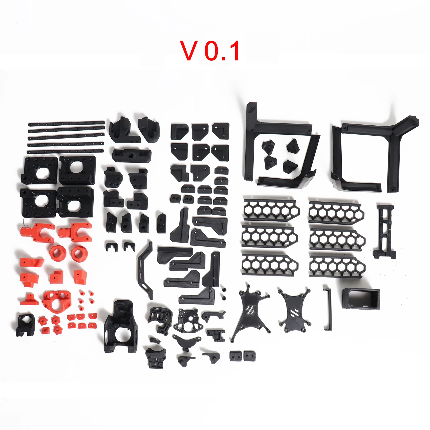 

Voron 0.1 V0.1 printed kit 3d printer printed parts Voron0.1 printed full kit direct extruder verison E-sun ABS+