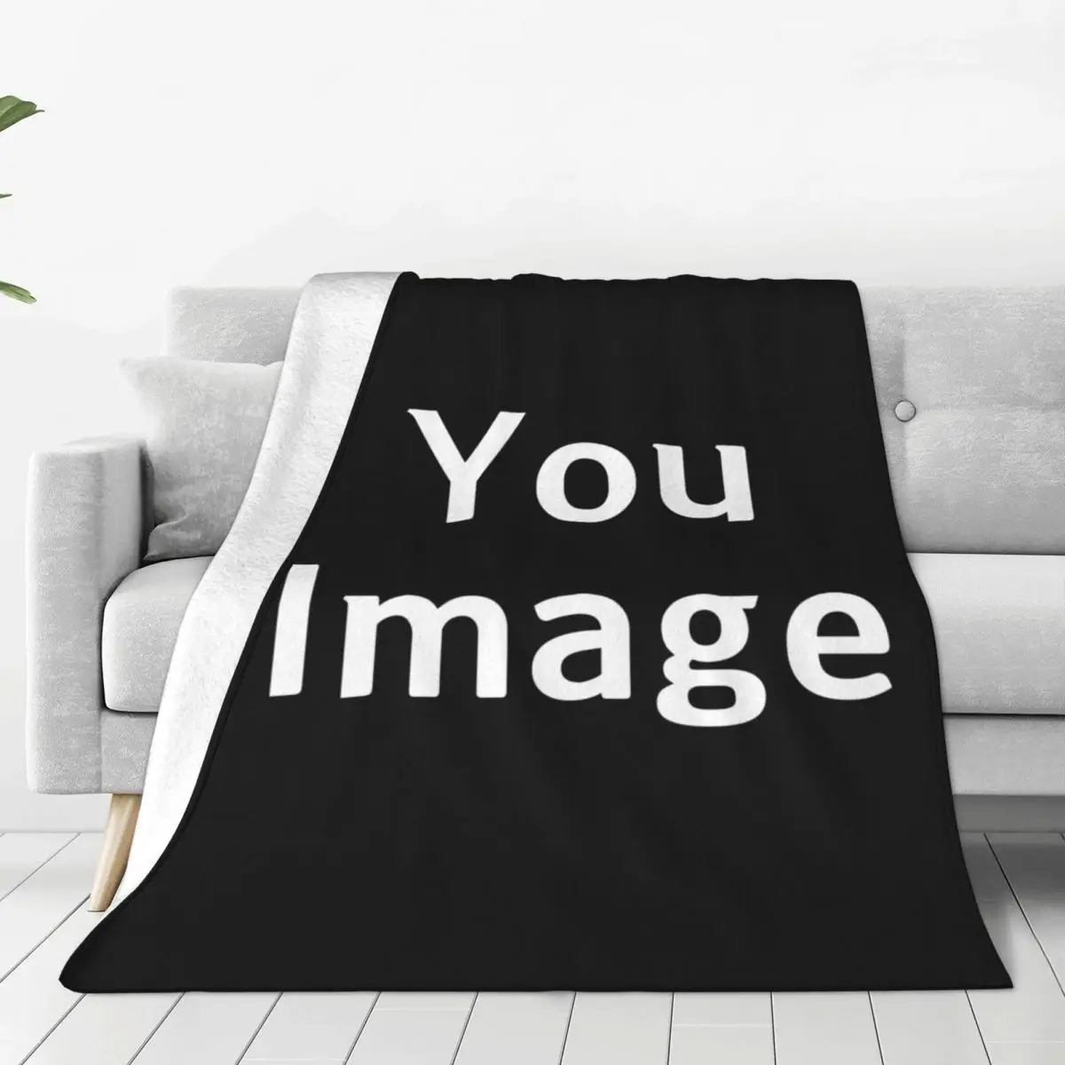 Custom Personalized image Customize Flannel Blanket Customized Photo Gifts Soft Throw Blanket Travel Bedspread Sofa Bed Cover 1