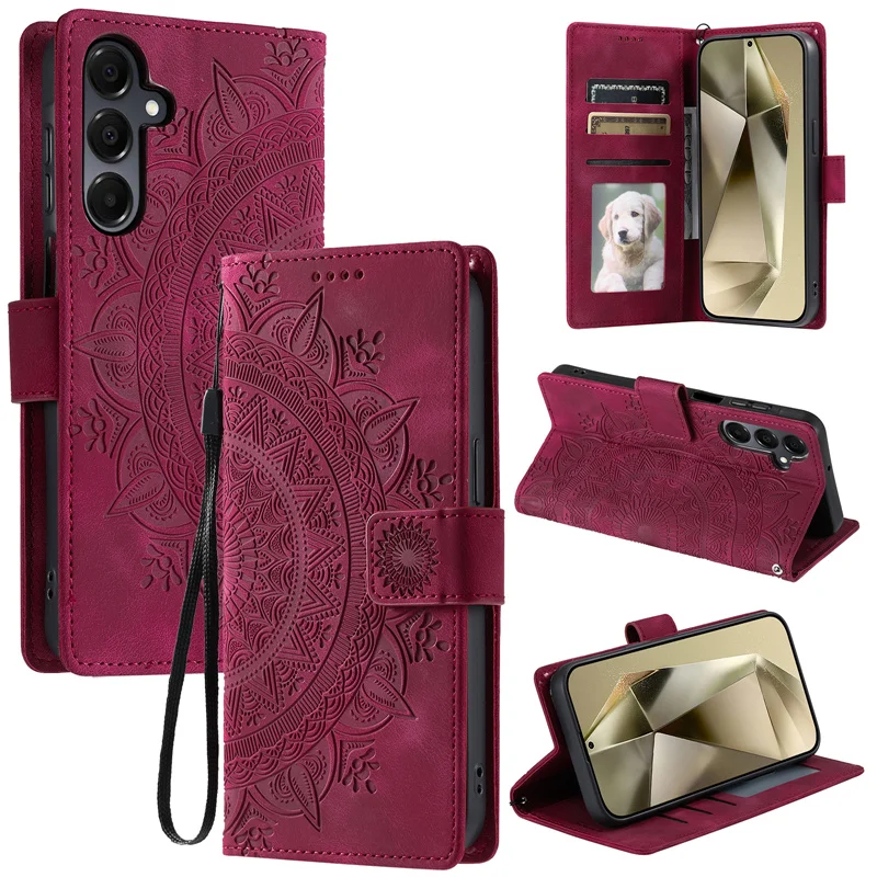 Premium Flip PU Leather Wallet Phone Case with Card Holder Cover