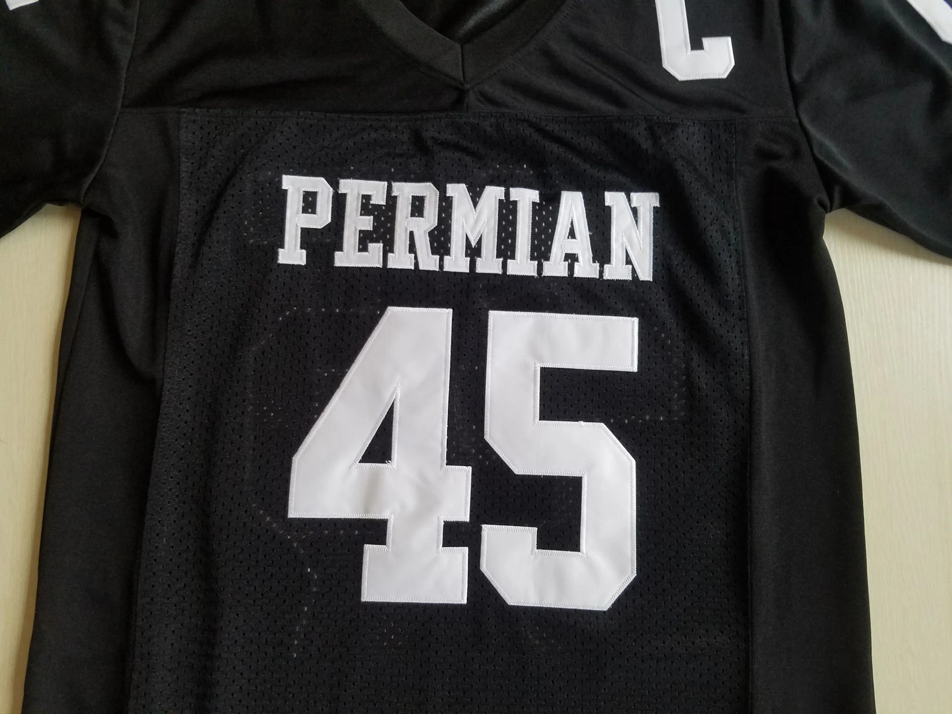 PERMIAN-미국 축구 스포츠 저지 셔츠 자수 바느질 야외 스포츠웨어, 힙합 느슨한 옷 45 마일