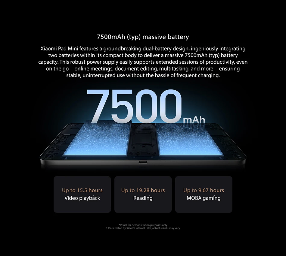 Xiaomi Pad Mini 512GB, 12GB RAM 8.8-inch Wi-Fi Tablet (Global Version) 10