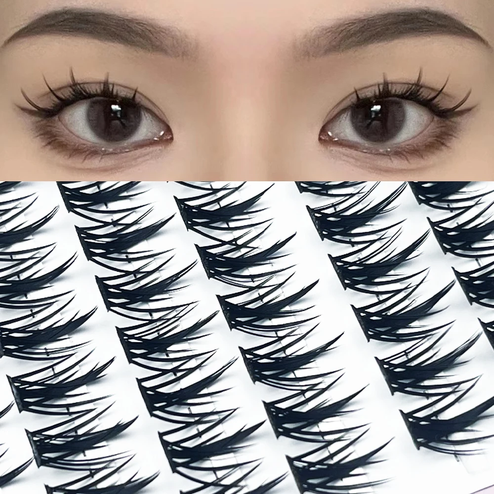 

Natural Mink Eyelashes 1 box/160 Cluster Eyelash Extensions 3D Russian Individual Eyelash bundle Makeup Tools Lashes Wholesale