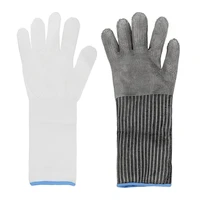 Cut Resistant Gloves Stainless Steel Metal Mesh Chainmail Gloves 1