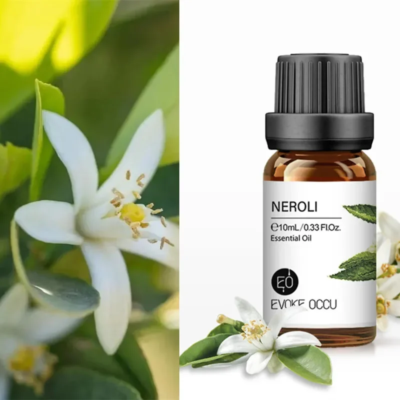 Neroli Essential Oil Pure Organic Neroli Floral Aromatherapy Diffuser Oils for aroma stone diffuser car air fresher calming 10ml