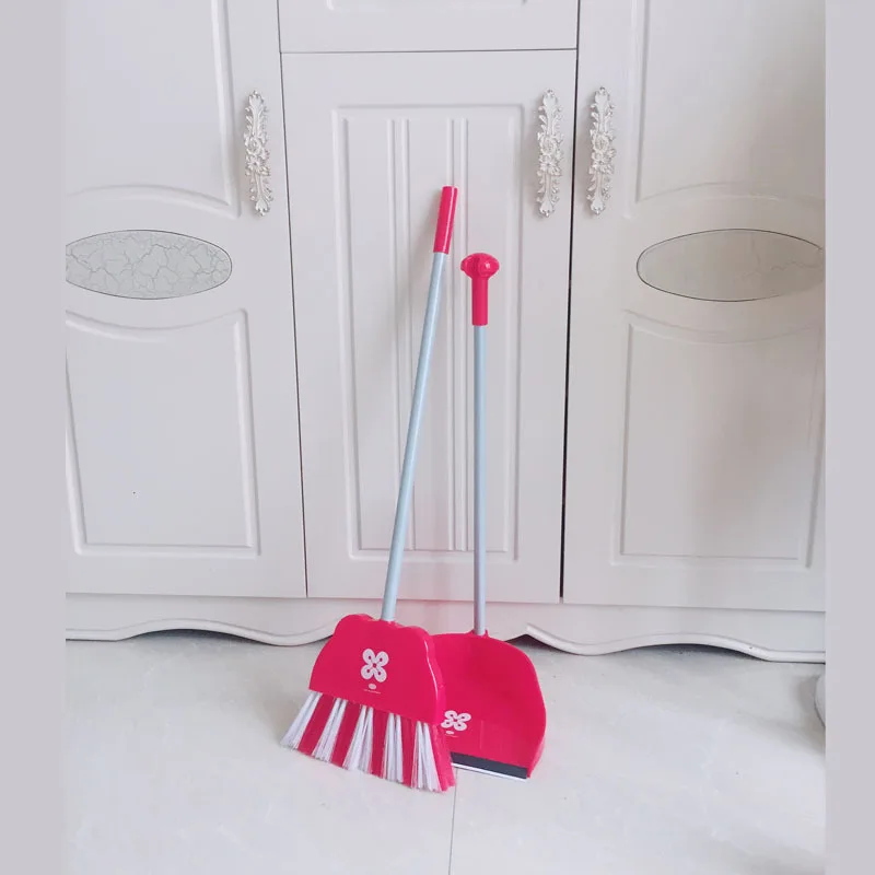 Children's Cleaning Toy  Simulation Mini Sweeping Broom Set  Baby Kindergarten Mop Dustpan Kids Play House Housework Suit Toys 3
