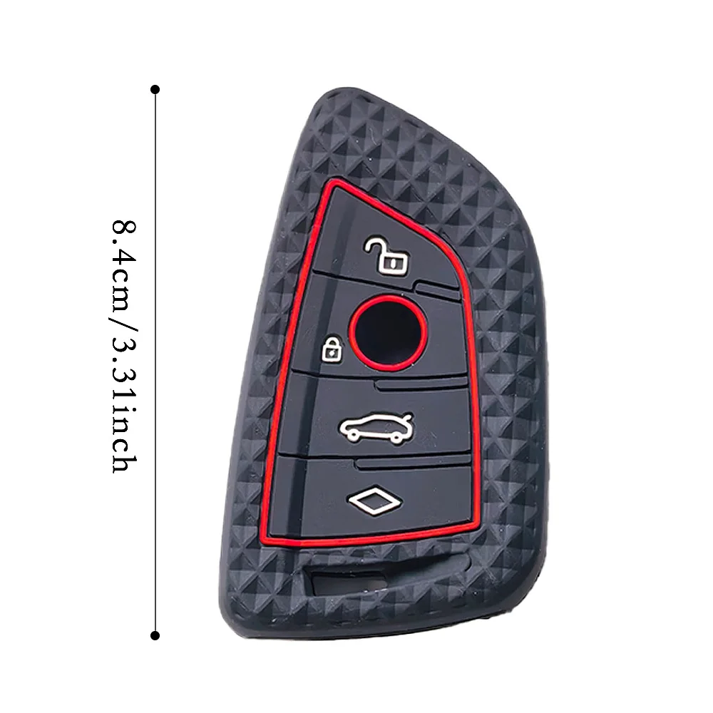 Premium Leather Key Case Cover - Sleek Protection