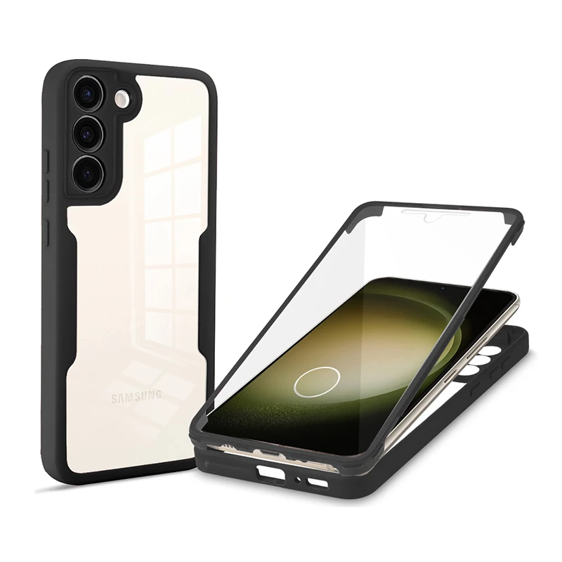 360 Full Body Transparent Shockproof Phone Case & Screen Protector