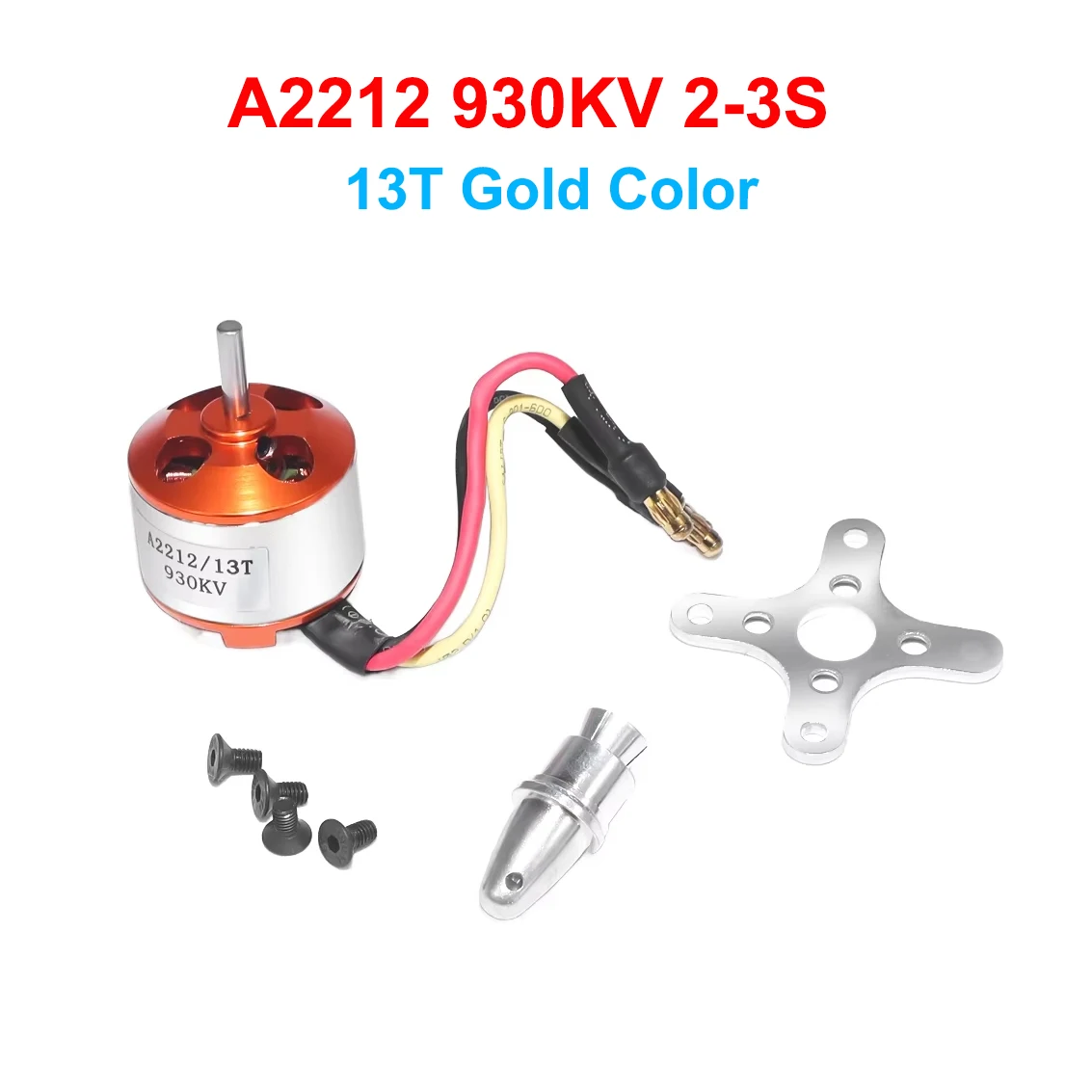 Moteur Brushless A2212 2200KV 1400KV 1000KV pour Drone RC Multicoptère