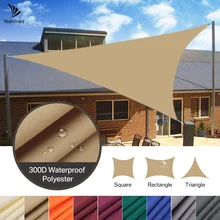 

3.6x3.6x3.6/3x3x3M Triangle Sun Shelter Waterproof Sunshade Protection Canopy Shade Sail Awning Camping Large Shade Cloth Canopy