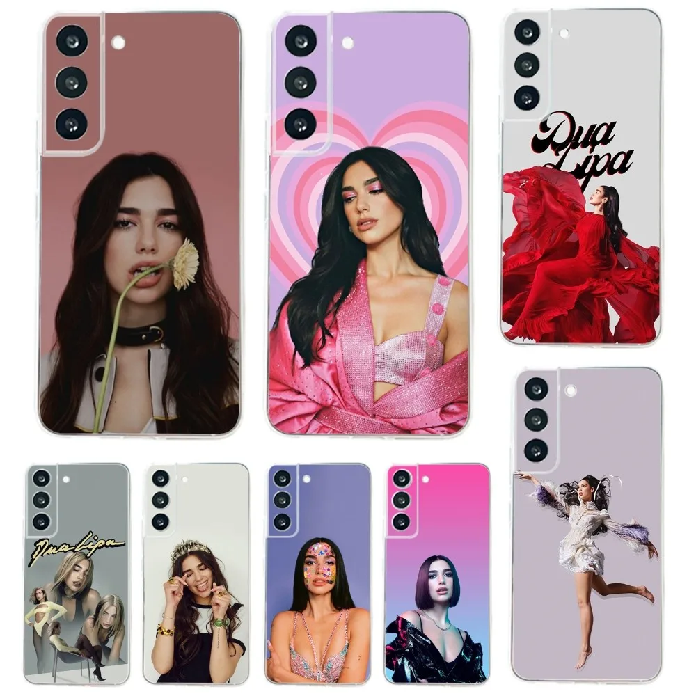 Custodia Per Telefono Singer Dua L-Lipa Per Samsung Galaxy A71,70,52,51,40,31,A50,30S,21S,03S, Note20Cover Ultra Trasparente