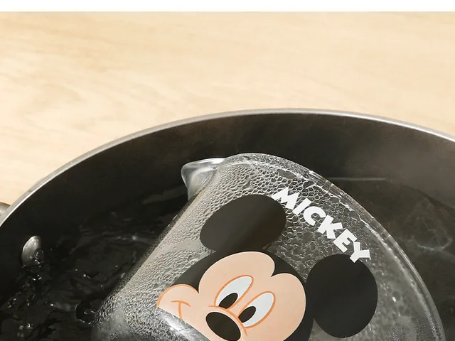 Disney Mickey Measuring Cup Kitchen Glass Measuring Jug Measuring Tools  Cartoon Cake Breakfast Bakeware Water Cup with Scale - AliExpress