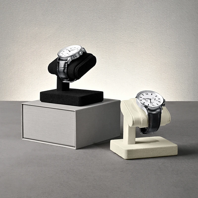 Oirlv Wrist Watch Display Stand Microfiber Watch Storage Rack