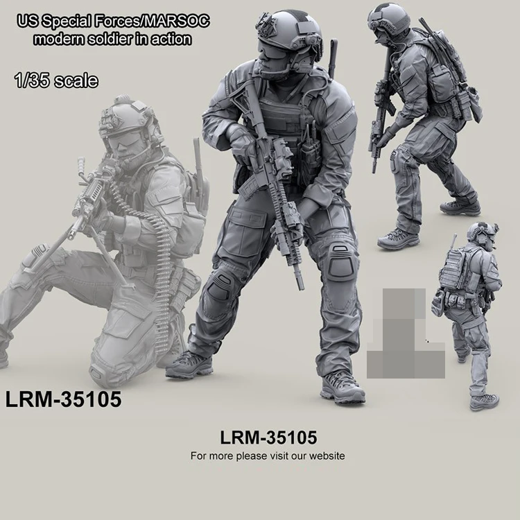 

Модель Фигурки GK из смолы 1/35 года, солдат спецназа США/современный солдат MARSOC в действии, фигурка 4, несобранный и Неокрашенный комплект