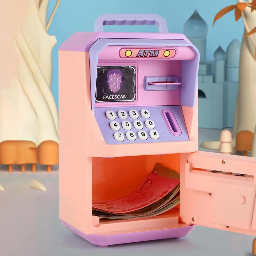 ATM Saver Cute Electronic Piggy Bank Money Saving Pot Built-in Music Save Money Cartoon Coin Bank 4