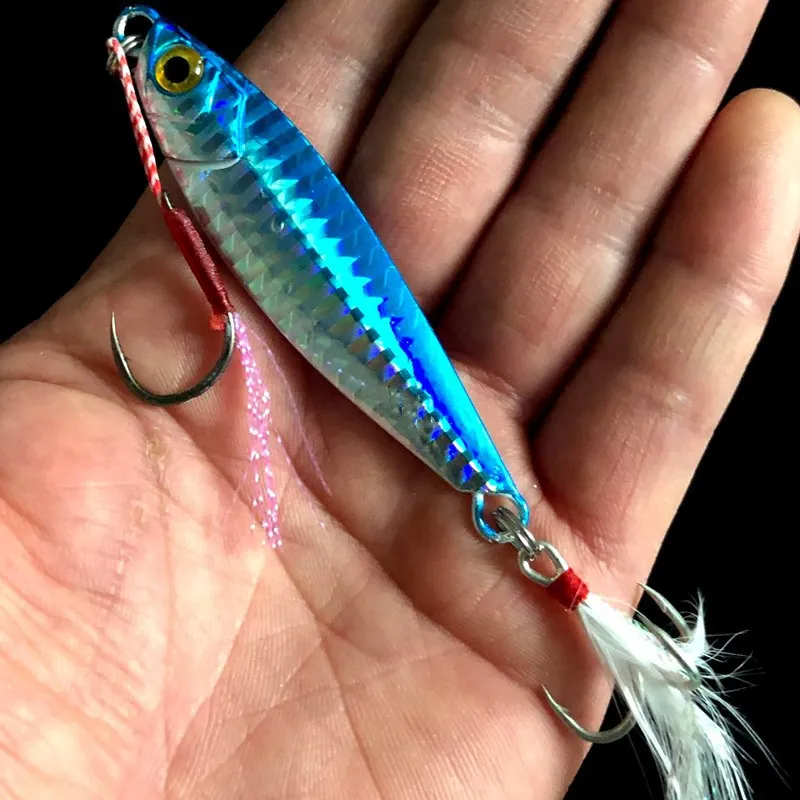 Shore Cast Fishing Lure Slow Jigbait 7g/10g/15g/20g/30g/40g Metal