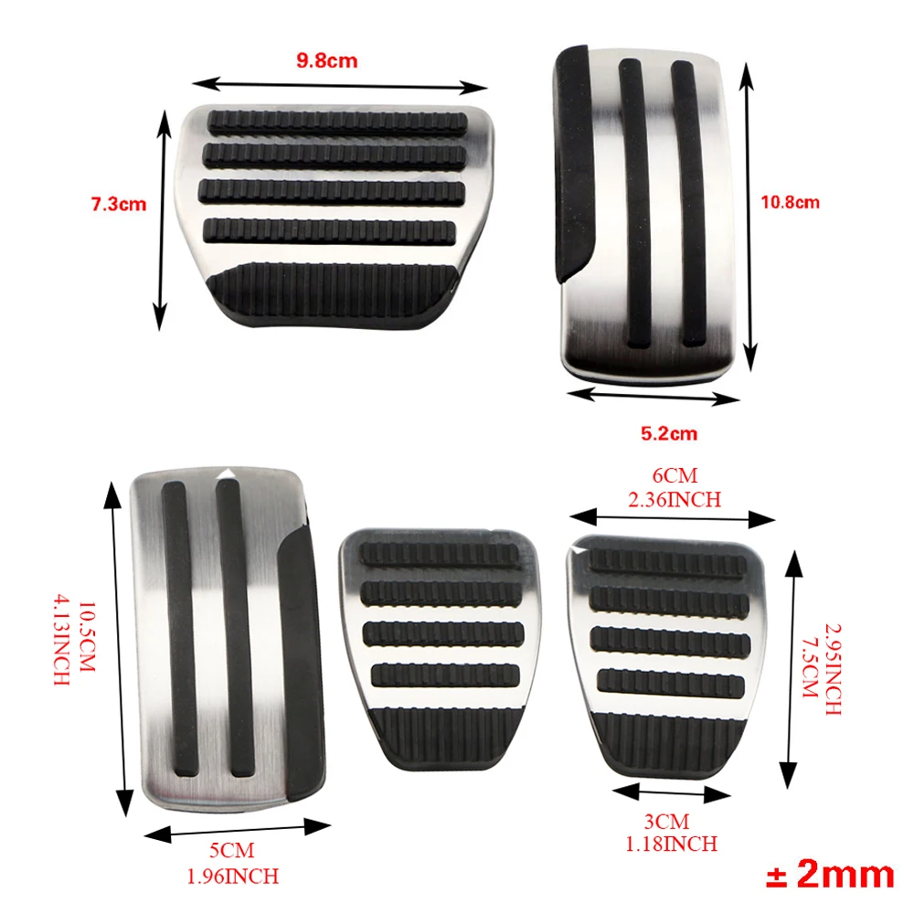 At Mt Car Pedals For Nissan Qashqai J10 X-trail T31 Rogue Teana Altima Car  Stainless Steel Pedal Cover Parts - Pedals - AliExpress