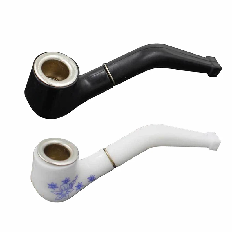 Pipe Black Hookah Durable Mini Smoking Pipe Tobacco Smoke Mouthpiece Cigarette Holder 1 Pcs