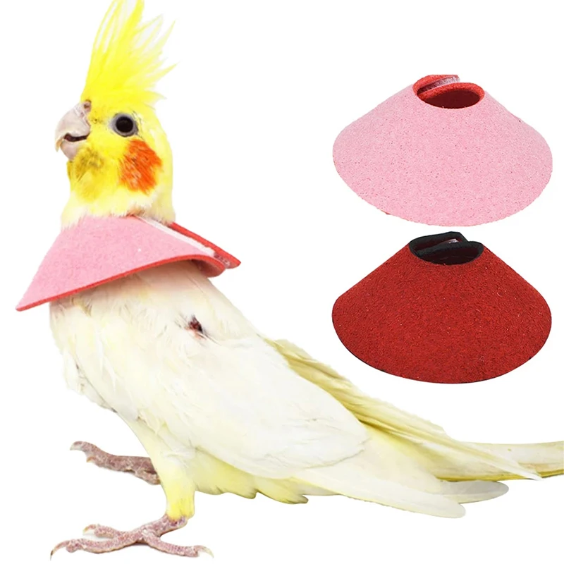 Parrot Collar Elizabeth Protect Bird Recovery Collar Around the Neck Scarf Cool Cape New For Rodents Soft Padded Neck Coverage bird neckband