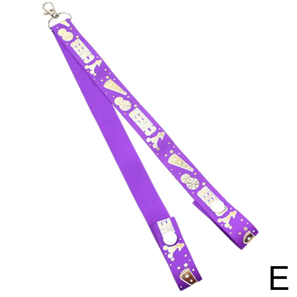 1Pc Creative Glitter Ribbon Keychain Cheerleader Keychain Pendant Decorative Backpack ﻿ Gifts Accessories V3K2