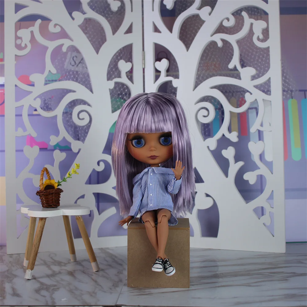 ICY DBS Blyth 1/6 bjd dolls joint body custom face colorful hair Contains clothing and shoes special