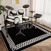 Music Instruments Carpet Soundproof Battery Carpet Shock Absorption Large Rug Home Decor Alfombra Musical Non Slip Floor Mat 2