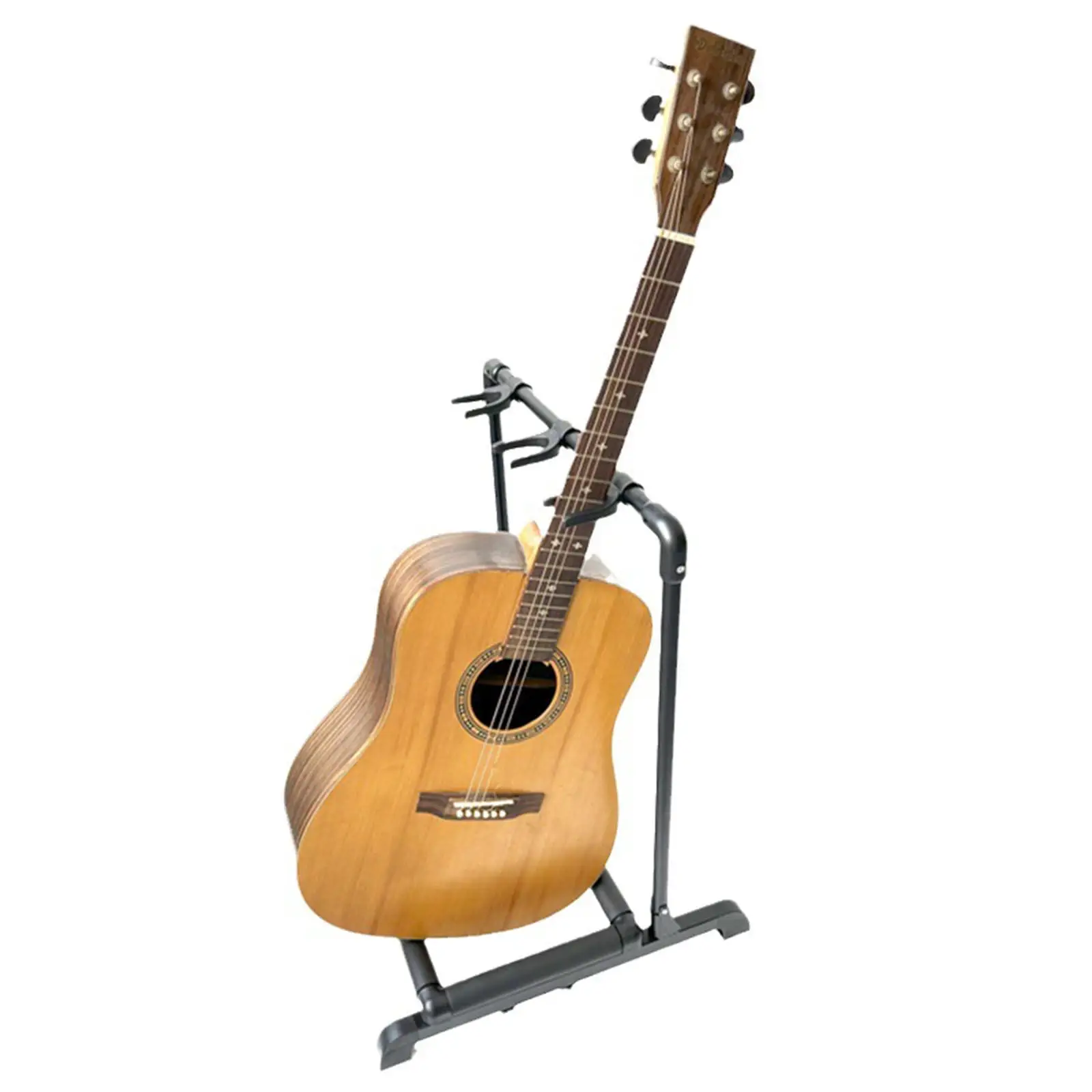 Black Metal Foldable Guitar Holder Multi Instrument Stand Rack for Music Room Electric Acoustic Bass Guitar Support