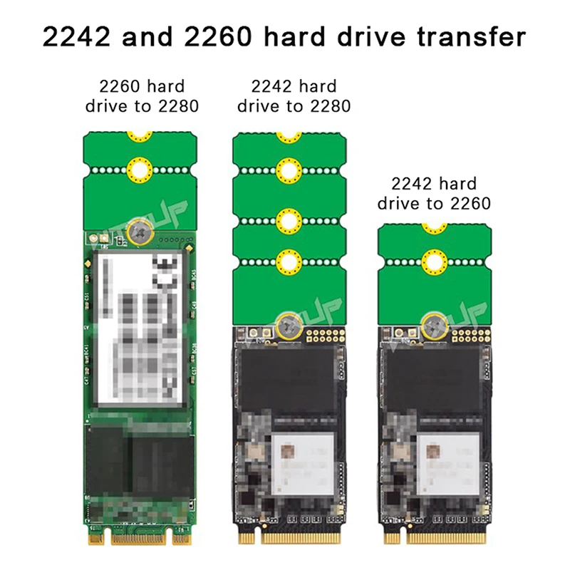 NGFF M.2 SSD 어댑터 카드 2242-2280 2230-2280 전송 카드 어댑터