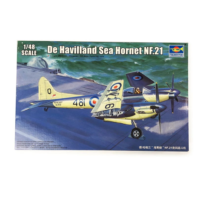 トランペッター 1/48 デ・ハビランド シーホーネット NF.21 プラモデル w17b8b5 トランペッター 1/48 デ・ハビランド シーホーネット NF.21